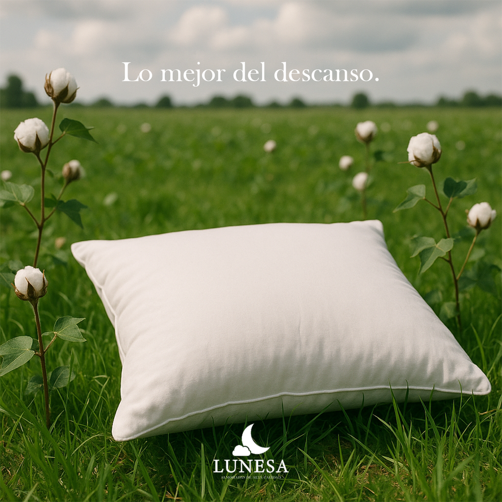 Almohadas Individual 4 Pack Lunesa Hotelera Microfibra Blanco 55X35