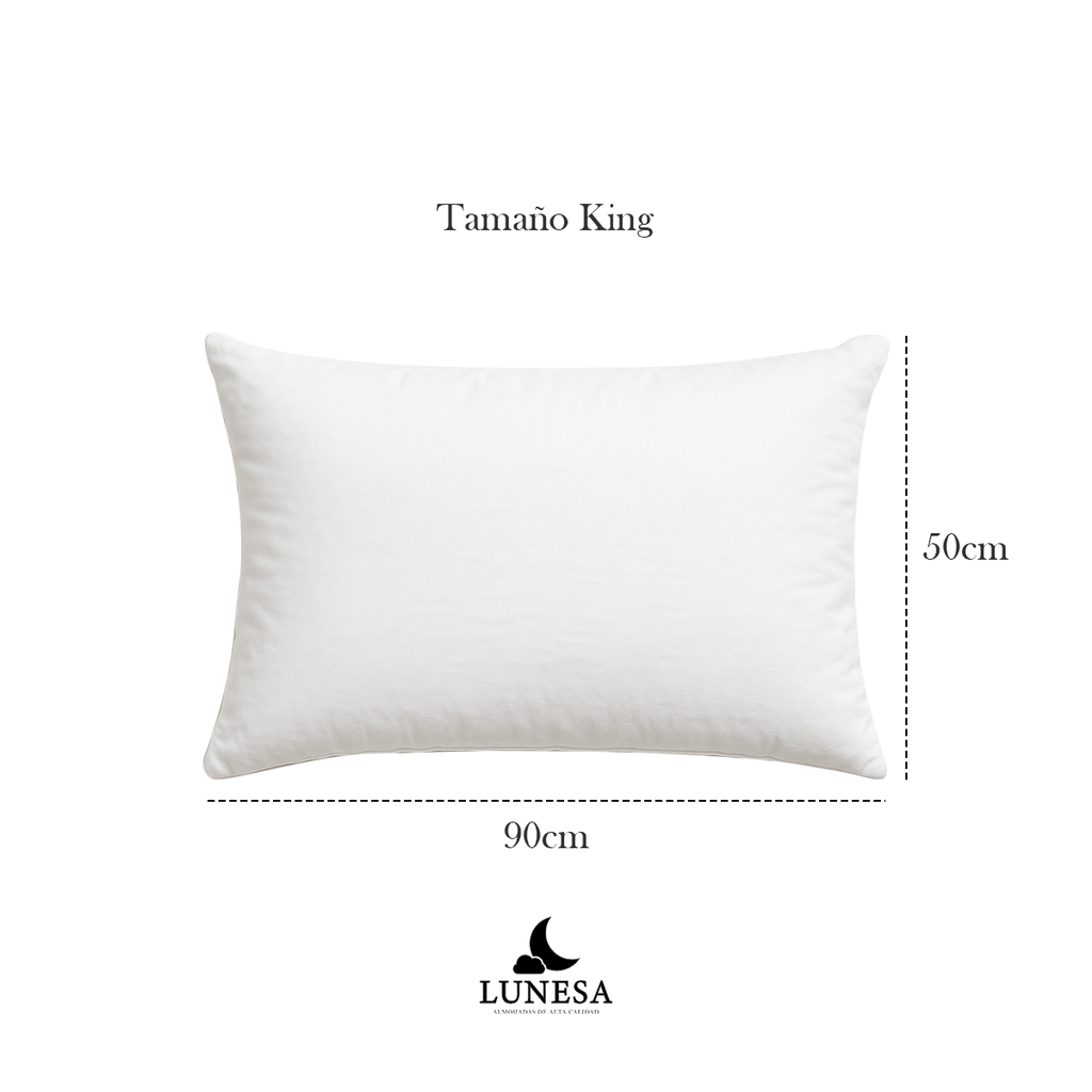 Set De 4 Almohadas Hotelera 2 Estándar 2 King Size De Microfibra