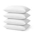 Almohadas Individual 4 Pack Lunesa Hotelera Microfibra Blanco 55X35