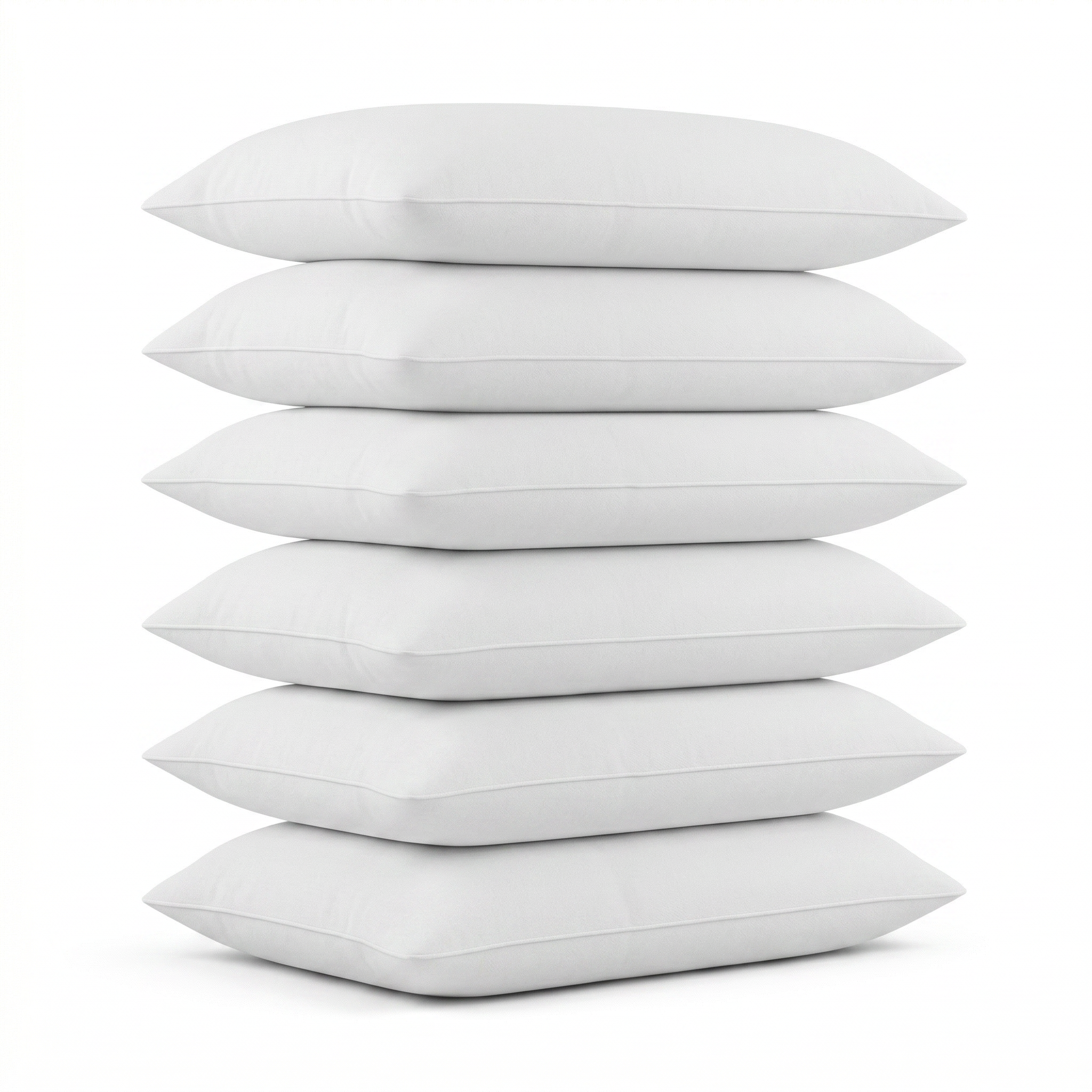 Almohada Lunesa Memory Foam Tamaño Estandar 75x50 Cm Microfibra 6 Pack